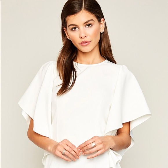 Ruffle Blouse With Darts 🎯 - Picture 1 of 4